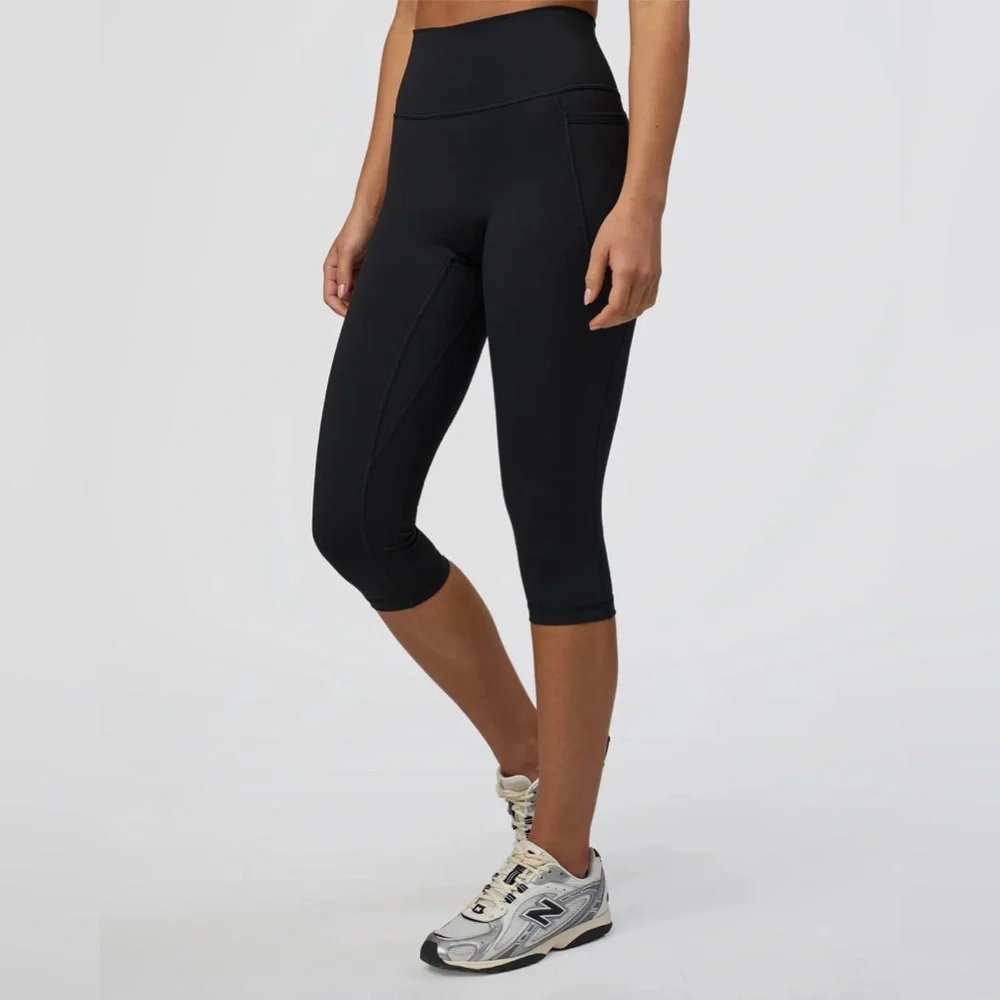 LSKD Fusion Ultra High-Rise 3/4 Legging Pockets Black / XS NEW WITH TAGS NWT - Picture 2 of 6